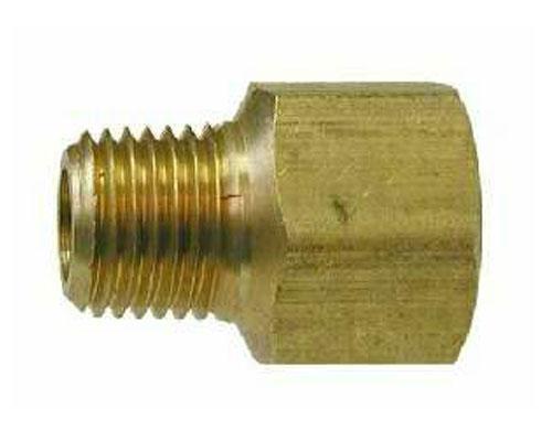 Brass 3/8 FPT X 1/4 MPT Pipe Adapter, 222P-6-4, 28193