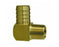 Brass 3/8 Barb X 1/4 MPT Elbow, 129HB-6-4