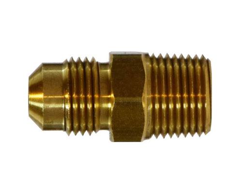 Brass 5/8 MFL X 1/2 MPT Connector