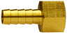 32065- Brass 3/4 Hose Barb X 3/4 FPT Rigid Adapter