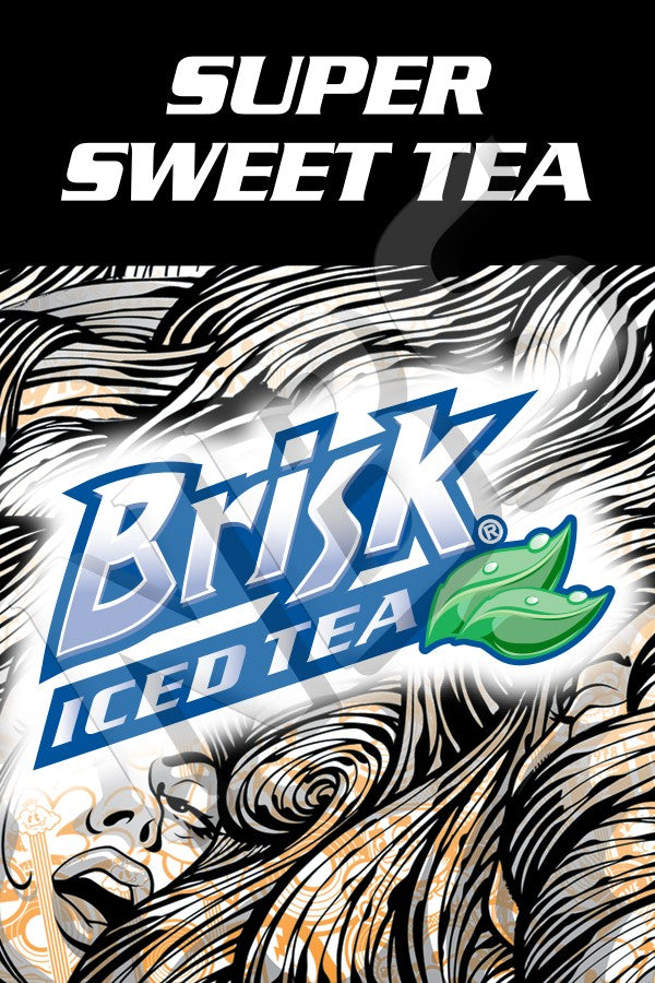Brisk Super Sweet Iced Tea UF1 Decal — Midwest Beverage