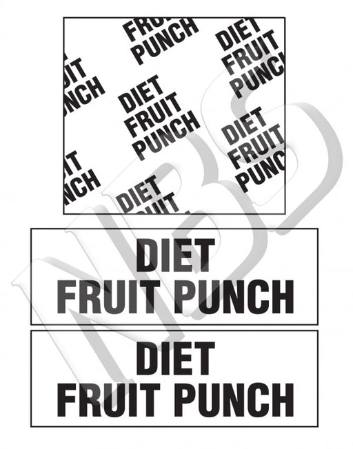 Generic Fruit Punch Diet BIB Marker