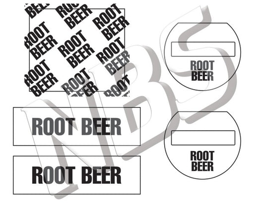 Generic Root Beer Flojet BIB Marker