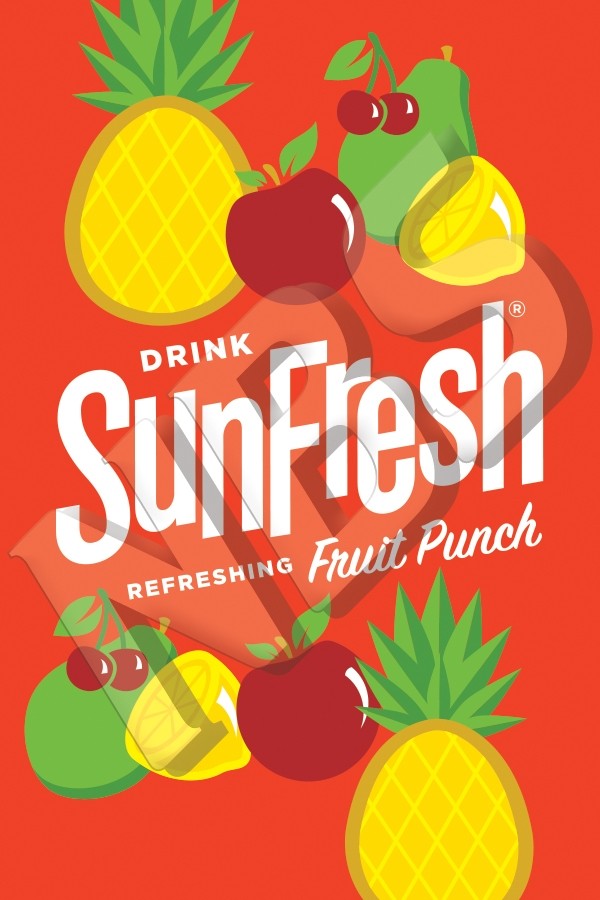 Sun Fresh Fruit Punch UF1 Decal — Midwest Beverage