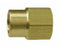 Brass 1/2 FPT X 3/8 FPT Reducing Coupler, 28185, 208P-8-6