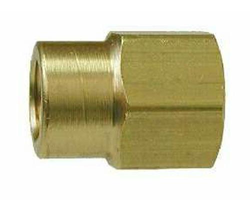 Brass 1/2 FPT X 3/8 FPT Reducing Coupler, 28185, 208P-8-6