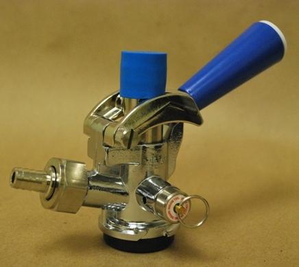 CH5000 : Sankey "D" Coupler, Blue Lever Handle, for use with single valve kegs