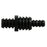 113754: 1/4", 3/8" and 1/2" Hose Barb Plug Black Plastic