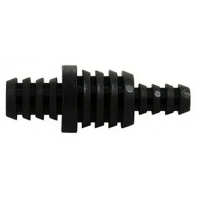 113754: 1/4", 3/8" and 1/2" Hose Barb Plug Black Plastic