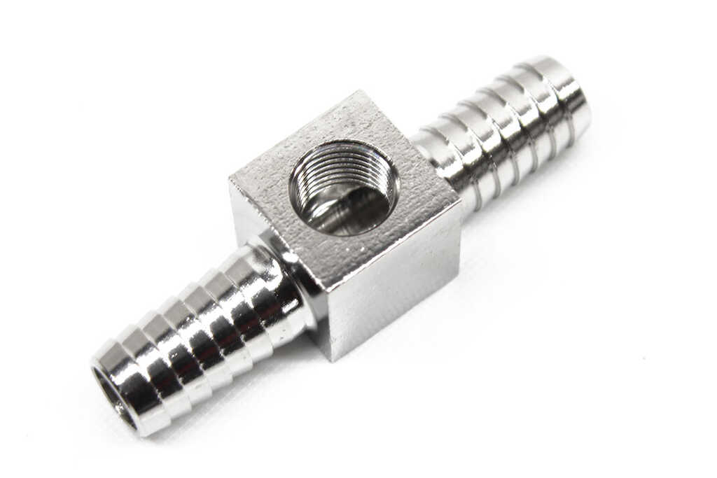 560002700: Fitting T-Barb 3/8(2) X 1/8FPT SS