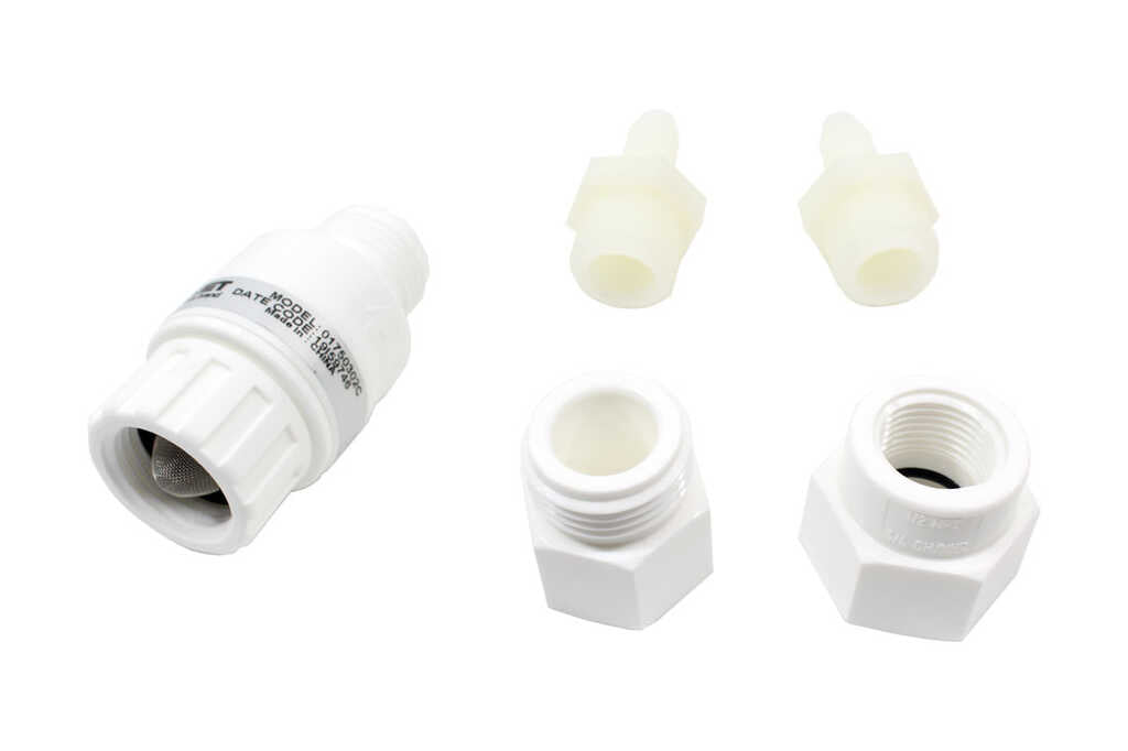 01750-302: Water Pressure Regulator Inline 50 PSI 3/8" Barb