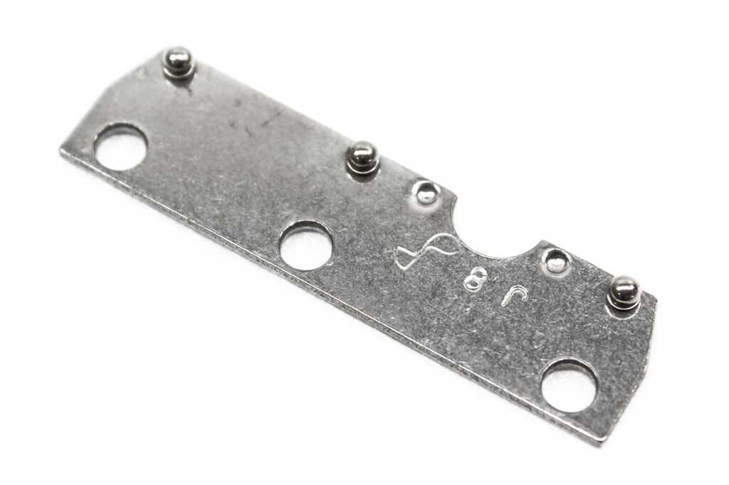 PH10-9-3HL: Wunder-Bar Bargun Butterfly Plate, 3 Hole, Left Hand