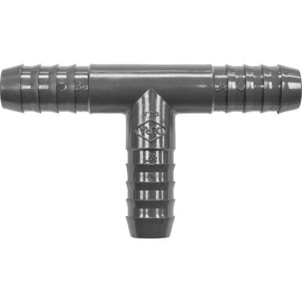 Gray PVC Hose Barbed Tee