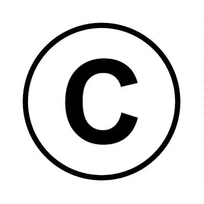 PH10-74-004: C White Button Cap with Black Letters