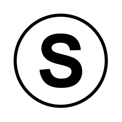 PH10-74-031: S White Button Cap with Black Letters