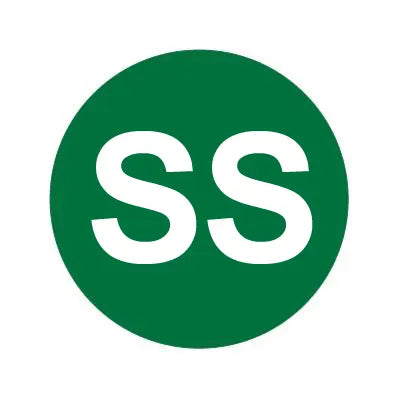 PH10-74-053: SS Green Button Cap with White Letters