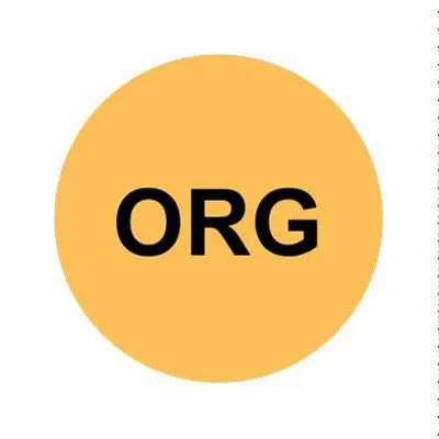 PH10-74-114: Org Orange Button Cap with Black Letters