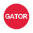 PH10-74-229: Gator Red Button Cap with White Letters