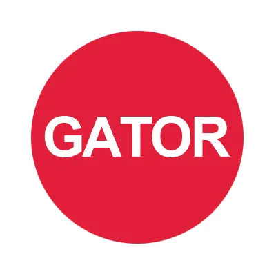 PH10-74-229: Gator Red Button Cap with White Letters