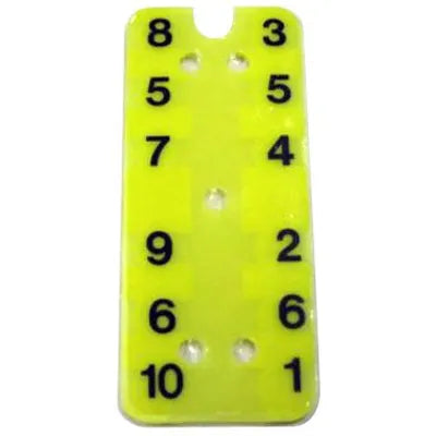 PH10-116: Wunder-Bar Bargun Button Plate, 10 Button, Locking Hat Plug