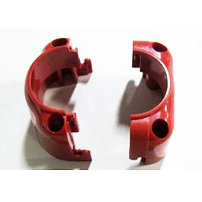 PH12-98-R: Wunder-Bar Bargun Split Handle Heel, 12 Button, Red