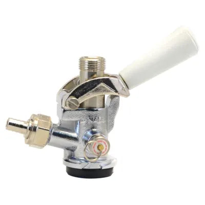 CH5000-45: Keg Coupler, Sankey "D" Probe, White Handle, w/ Locking Leg