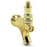 Brass Faucet with Gold Colored Plating with Lever