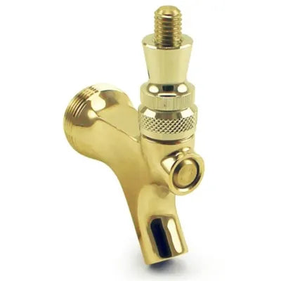 Brass Faucet with Gold Colored Plating with Lever