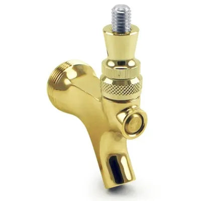 Brass Faucet with Gold Colored Plating with Lever