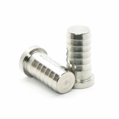 3165: 1/2 Barb Plug, Stainless Steel