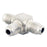 7020: 1/4 MFL Tee, Stainless Steel