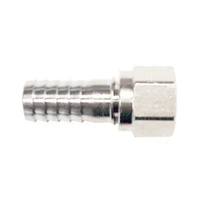 7058: 3/8 Barb x 1/4 FFL Swivel Nut