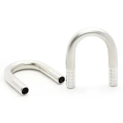 9017: 1/2" Stainless Steel Barb U-Bend Wide