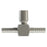 7182: 1/4 Barb Tee with 1/4 MPT, Stainless Steel