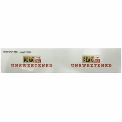 Gold Peak Unsweetened Iced Tea Syrup Line Marker
