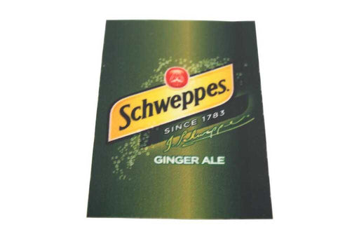 620070518-049: Schweppes Ginger Ale Illuminated Valve Decal