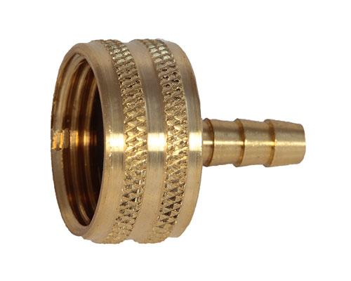 90GF-12-4: 1/4 Brass Female Garden Hose Barbed