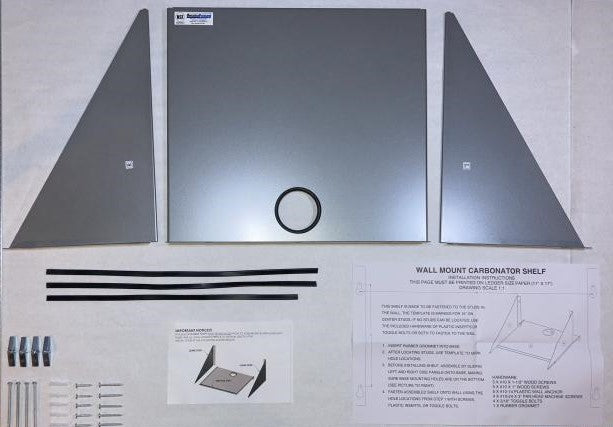 16-1451: Wall Mounted Shelf for 4.4 Gal Water Booster