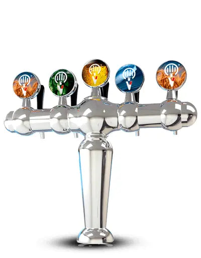 908-0040: Vinservice Brigitte Tower, 5 Faucet