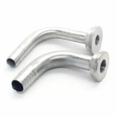 7645: 1/2″ Barbed Beer Stem Elbow - 304 Stainless
