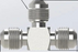 7022: 3/8 MFL Tee, Stainless Steel
