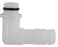 94-178-01: 3/8" Barb to Shurflo Liquid Port 90 Degree Elbow Plastic Fitting