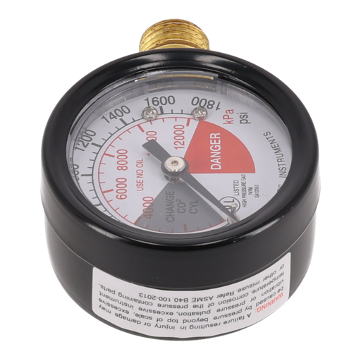 183041000: Gauge 1800 PSI Side Mount