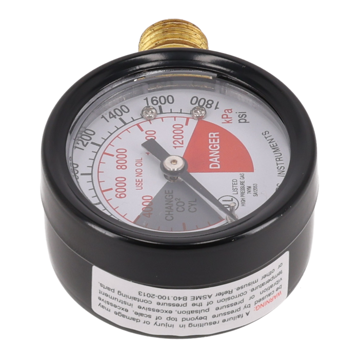 183041000: Gauge 1800 PSI Side Mount