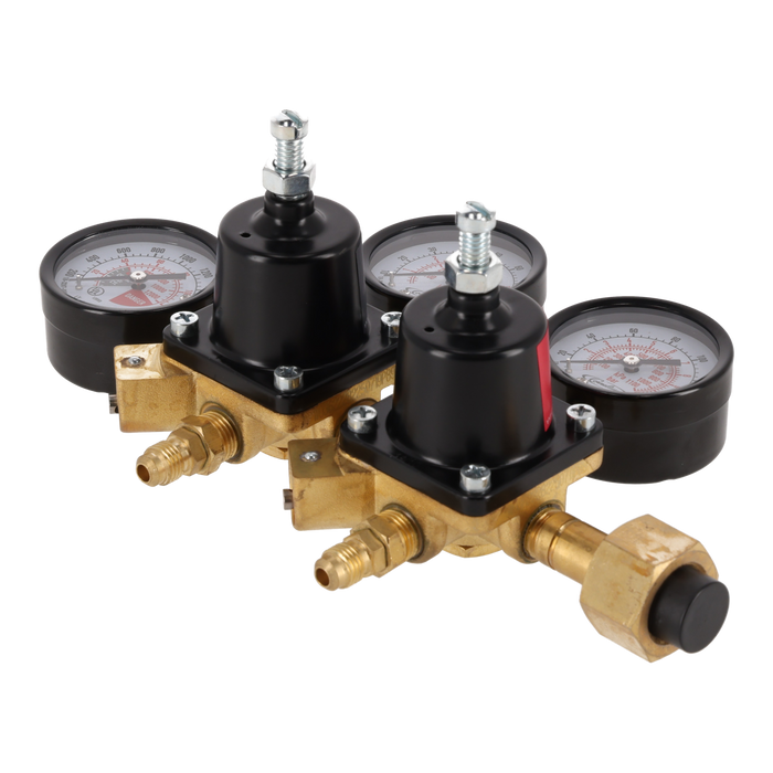 183497122 : CO2 Primary Soft Drink Regulator 100x160# Gauges