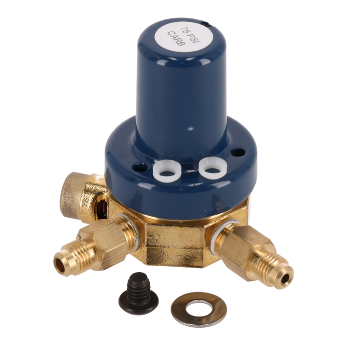 620709802-001: Regulator Preset 75PSI for Carbonation Deck