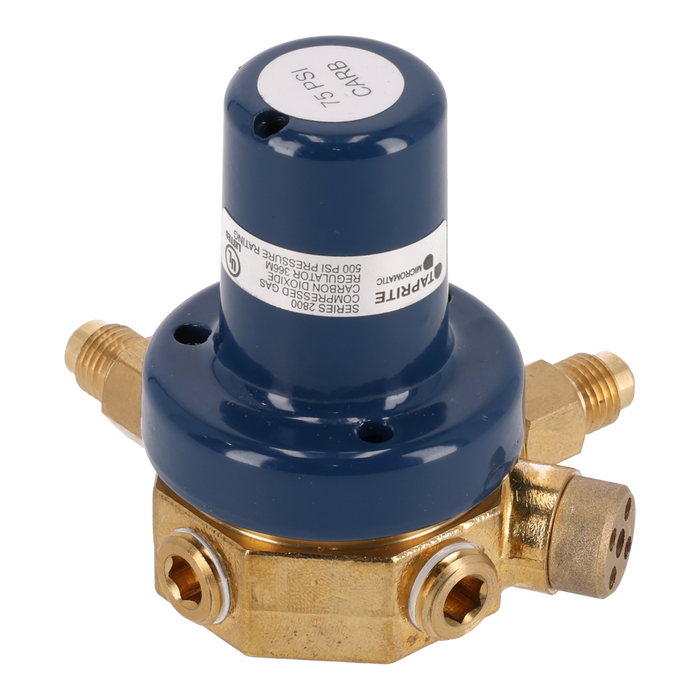 620709802-001: Regulator Preset 75PSI for Carbonation Deck