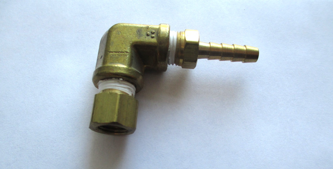 664HBL4: 90 Degree 1/4 Hose Barb X FFL