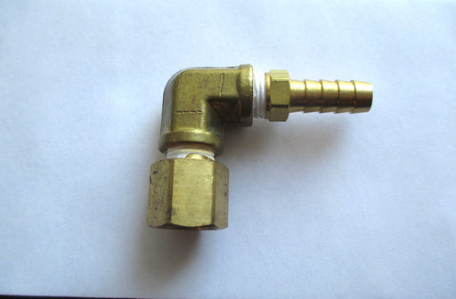 664HBL6: 90 Degree 3/8 Hose Barb x FFL