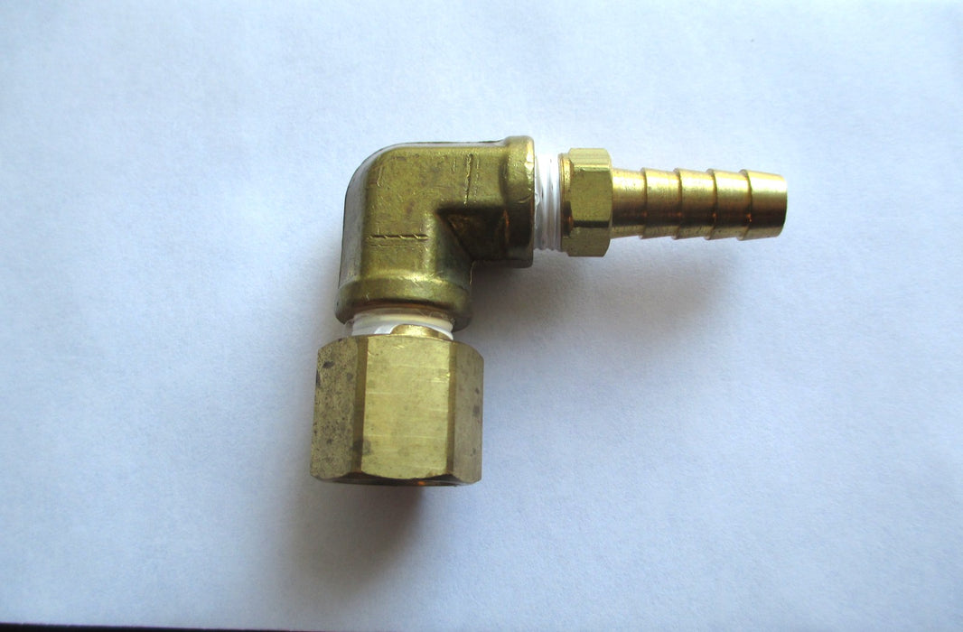 664HBL6: 90 Degree 3/8 Hose Barb x FFL